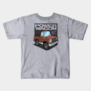 Ginger - Power Wagon (1980 - White-Based) Kids T-Shirt